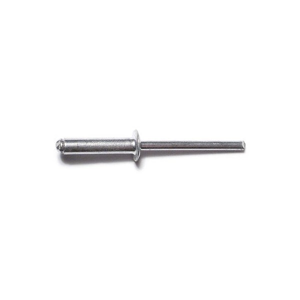 Midwest Fastener Blind Rivet, Dome Head, 5/32 in Dia., 11/16 in L, Aluminum Body, 25 PK 36271 - main